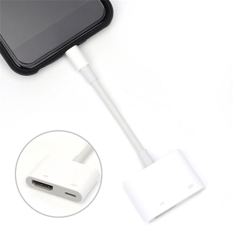 Lightning Digital AV адаптер 8Pin Lightning к HDMI кабель для iPhone 8 7 X iPad