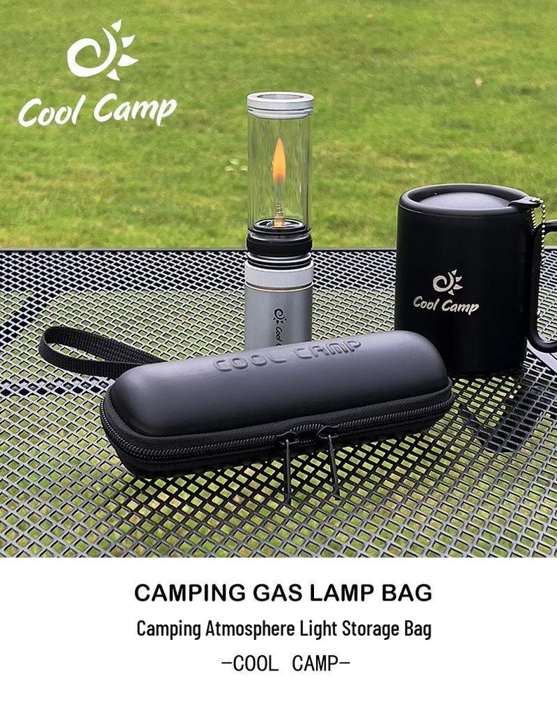 Portable Gas Lamp & Shade Protective Storage Bag - Drop-Proof EVA Camping Accessory