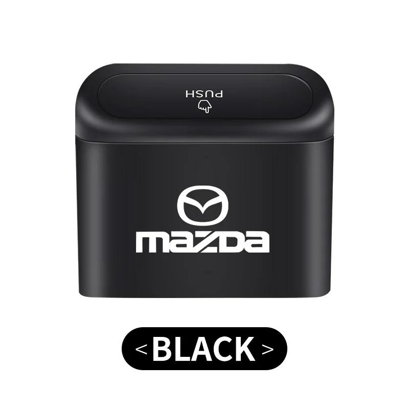 Car Goods Storage Case Trash Bin Push Can Tray Dustbin Garbage Box for Mazda 3 Axela 6 Atenza CX-5 2 Demio CX-3 CX-30 MX5 CX30