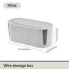 Nordic Plug Board Storage Box Cable Wire Organizer Case Socket Wireless Wifi Router Bracelet Desktop Data Line Plug Holder Shelf