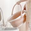 Portable Plastic Bucket High Temperature Resistance Collapsible Wash Basin Mop Bucket  Bath