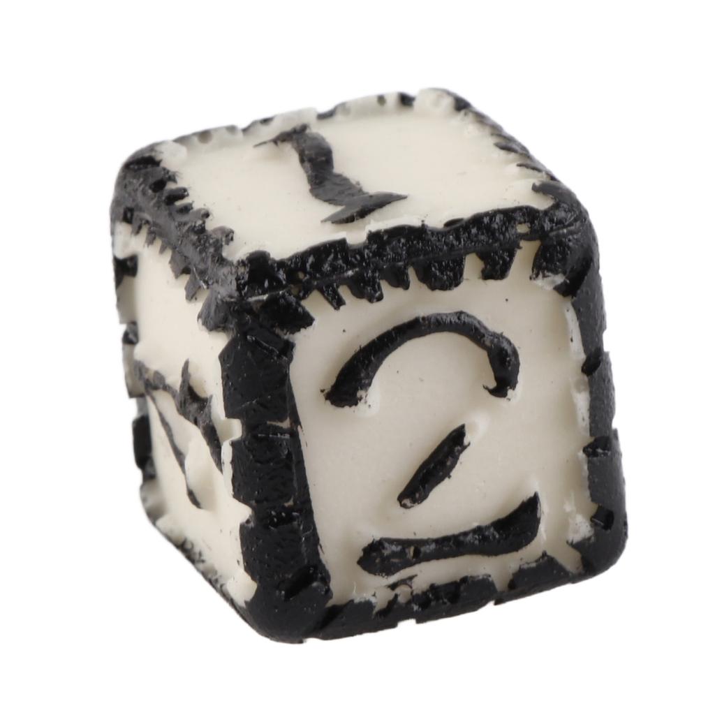 Светящиеся кости скелета 6-гранные кости Винтажные кости скелета светящиеся в темноте Декоративное украшение