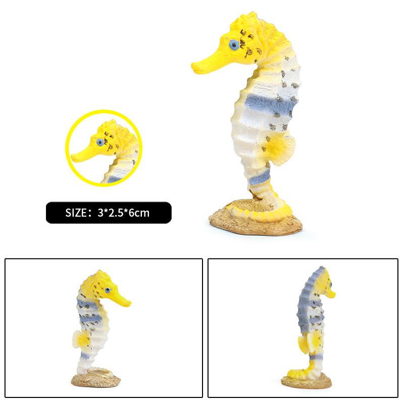 Oenux Морские животные Коралл Осьминог Наутилоидея Краб Морская звезда Океан Модель Фигурки Образовательная Коллекция Игрушка Детский Подарок