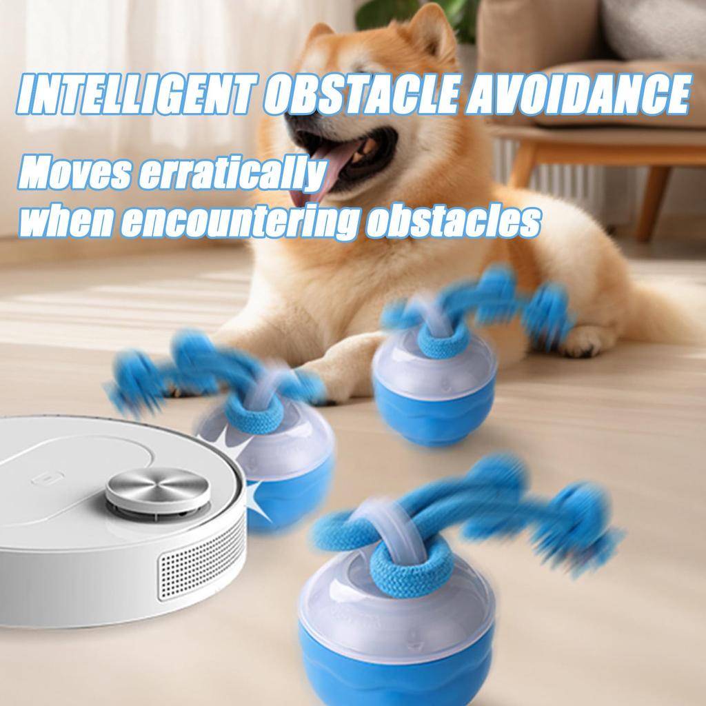 Игрушки для собак, интерактивные мячи для собак, прыгающие мячи-игрушки, для маленьких, средних, больших, с зарядкой от USB