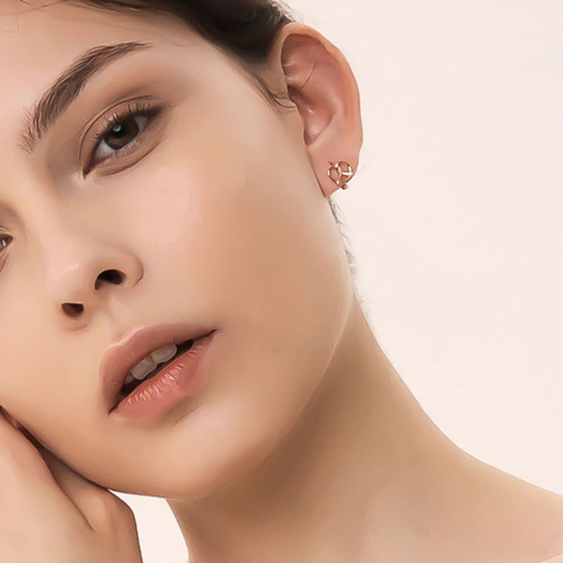 WESTISLAND Серебряные серьги с одним щелчком RG_WS0503120