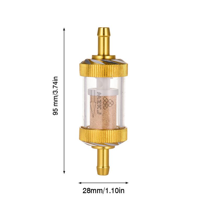 Replacement Fuel Filter Practical Durable Motorcycle Fuel Oil Filter Gasoline Separator for ATV Dirt Pit Bike Motocross