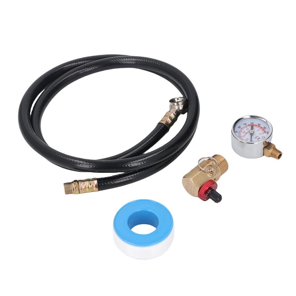 Комплект для ремонта воздушного резервуара 0-200 PSI измеритель давления латунный коллектор шланг воздушного резервуара комплект сборки