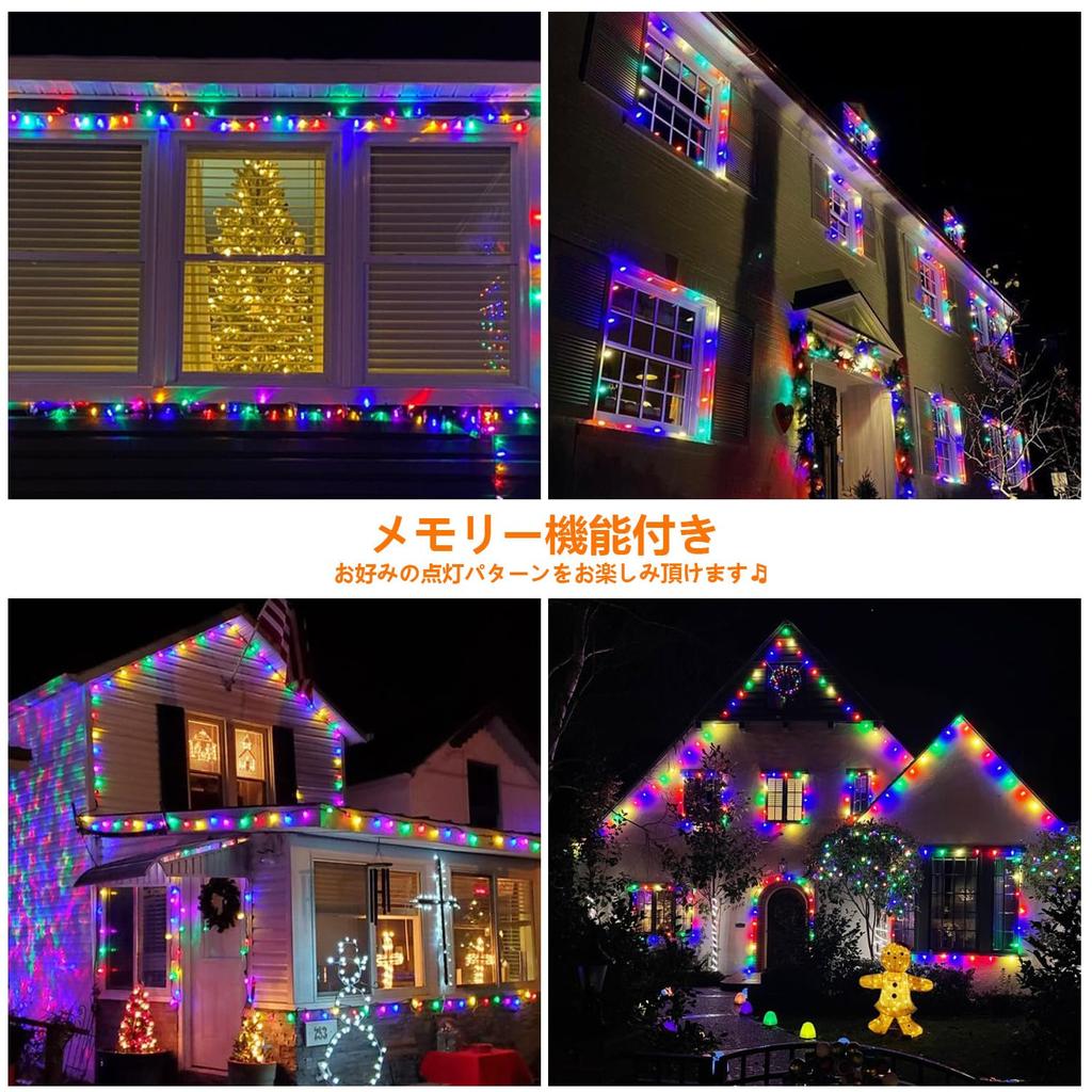 Cshare LED-подсветка 200 светодиодная гирлянда 8 режимов освещения с таймером множественные соединения кемпинг гирлянда Хэллоуин фея подходит для декоративного наружного