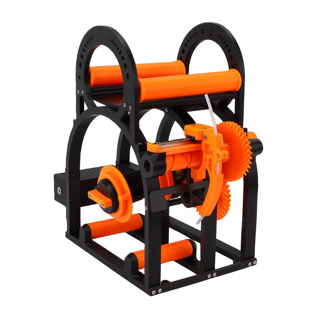 3D Filament Respooler Electric 20cm Spools Winder with Handle 3D Printing Supplies Orange