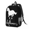 Рюкзак-сумка Daypack из ПП с принтом черепа Deftone, белый, с символом Ома, большой вместимости, для детей, школьная сумка, наплечные сумки для мужчин и женщин