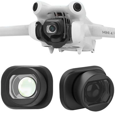 DJI Mini 4 Pro Специальный внешний объектив расширяет диапазон съемки за счет широкоугольного фотографического аксессуара Широкоугольный объектив, Широкоугольный фильтр, Аксессуар,