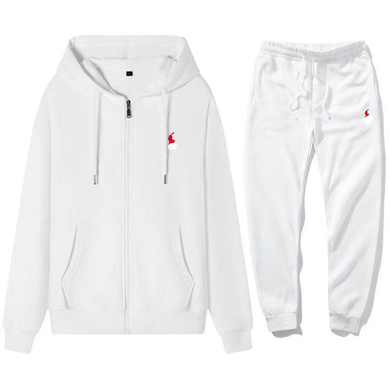 Мужской комплект: Худи на молнии и штаны с вышивкой маленькой лошади RL, весенне-осенний повседневный стиль, 2025
