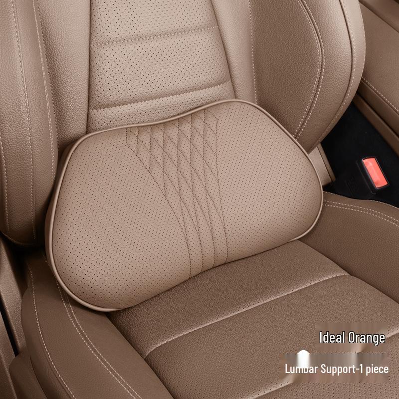 Jordani Premium Memory Foam Car Headrest & Lumbar Support Pillow