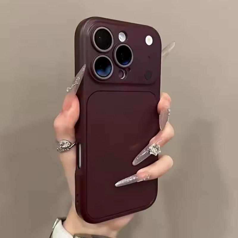 Чехол 2-в-1 для iPhone 12 13 14 15 16 17 Pro Max Air Ударопрочный Матовый Защита Линзы Стекло Мгновенная Смена на 17 Простой Чехол