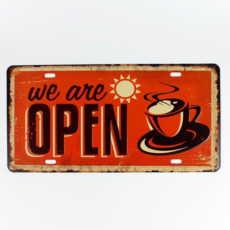 Бесплатный Wi-Fi внутри, винтажные металлические пластины, автомобильный клуб, паб, бар, вечерние инструменты для украшения стен, металлические таблички, наклейки на стену