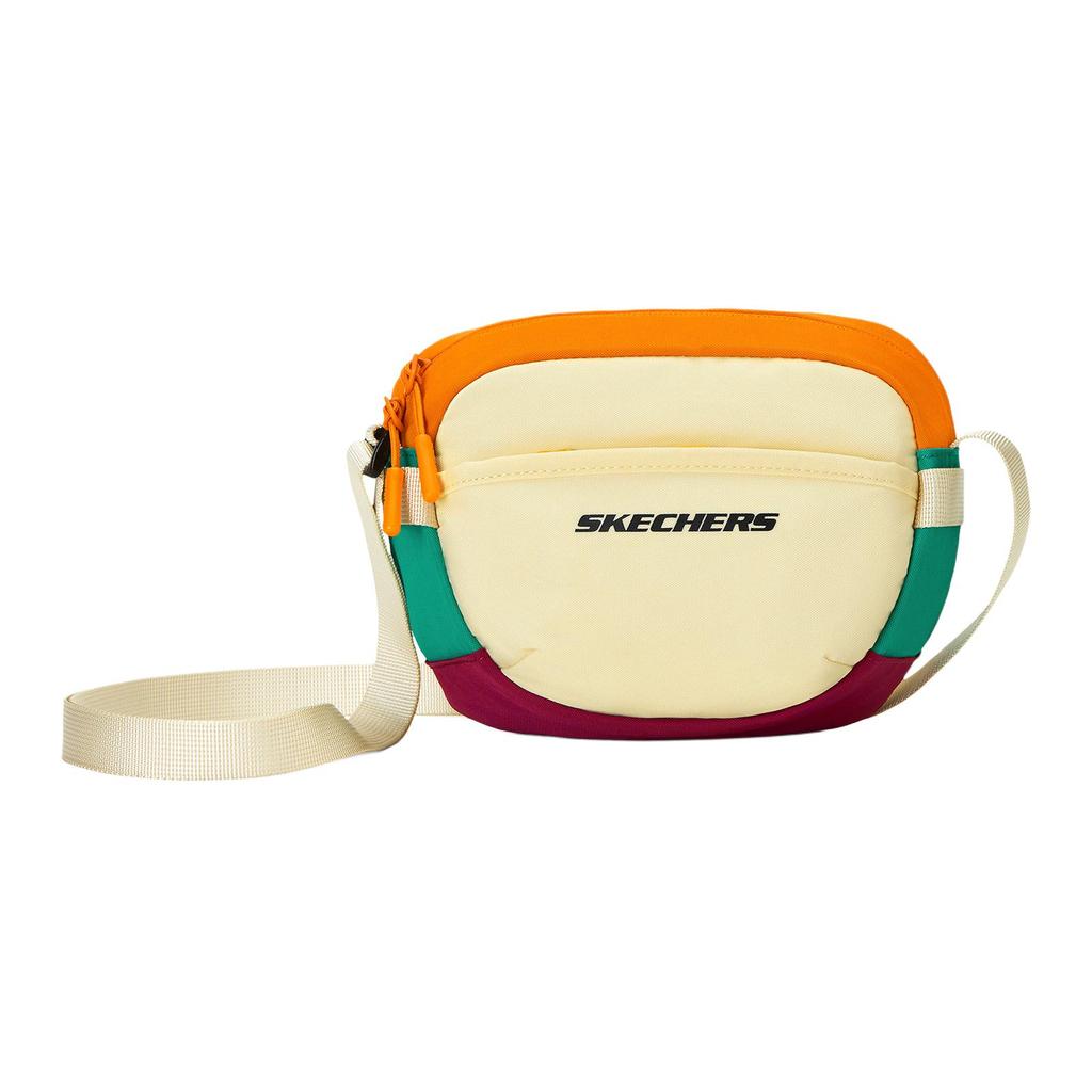 Skechers 2L Color Block Fashion Compact Portable Fabric Crossbody Bag Unisex bags Lemon-Frosting-Yellow L326U043-00G7