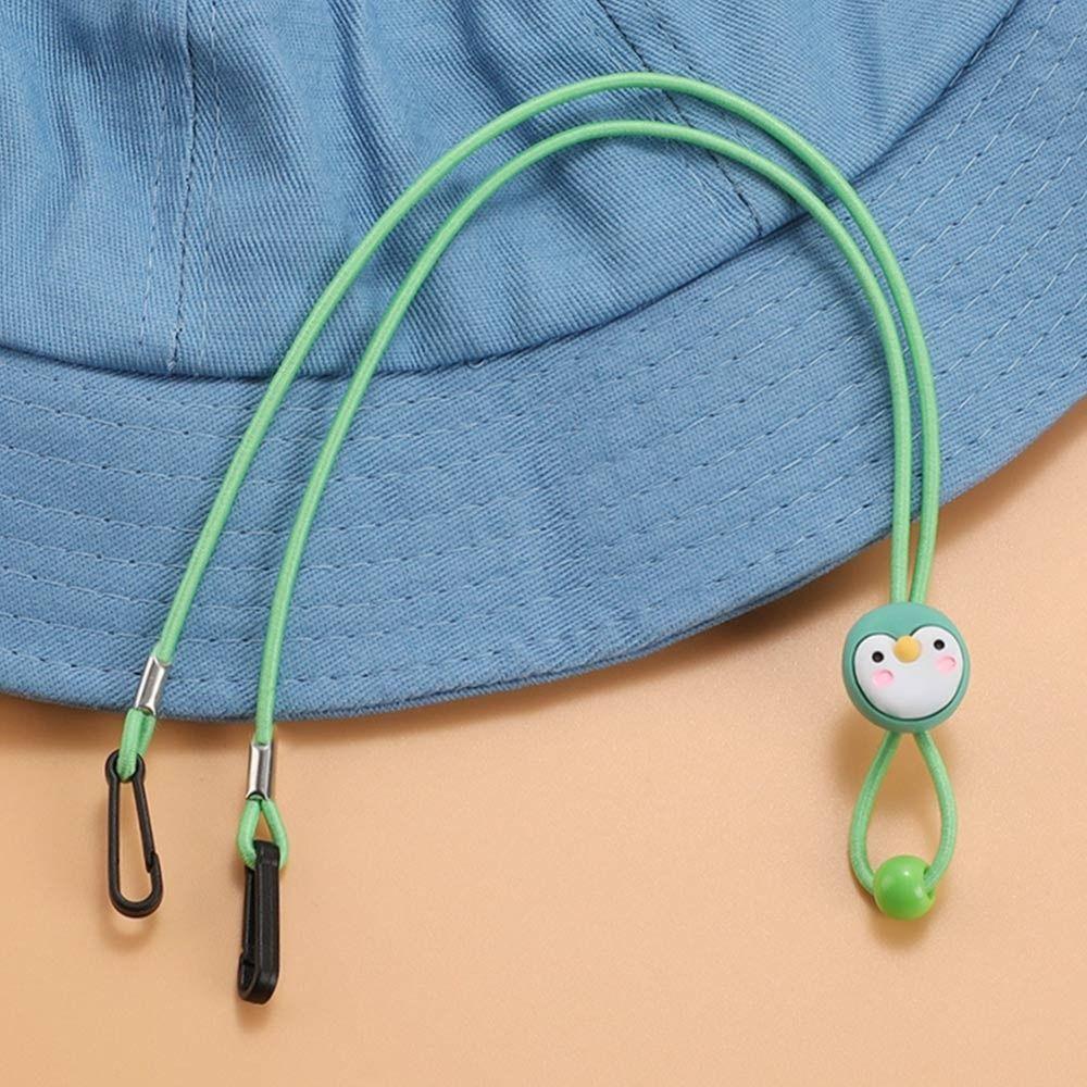 Hook Clips Hat Retainer Elastic Windproof Hat Strap Cartoon Hat Rope Hat