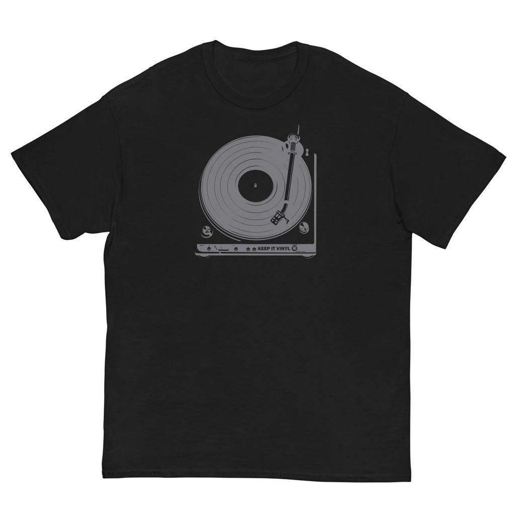 Футболка Keep It Vinyl, Дизайн винтажного проигрывателя