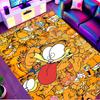 Garfield Print Rug, Washable Floor Carpet, For Entryway Dorm Laundry Room Office Study, Home Decor Birthday Christmas Gift