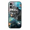 Glass Case For iphone 16 Plus 16Plus Coque Tempered Glass Hard Back Cover For iphone 16 Plus Phone Case Soft TPU Black Bumper