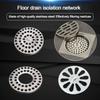 5pcs/set Round Sink Strainer Anti-Clogging Shower Drain Hole Filter  Bathroom Hardware Parts
