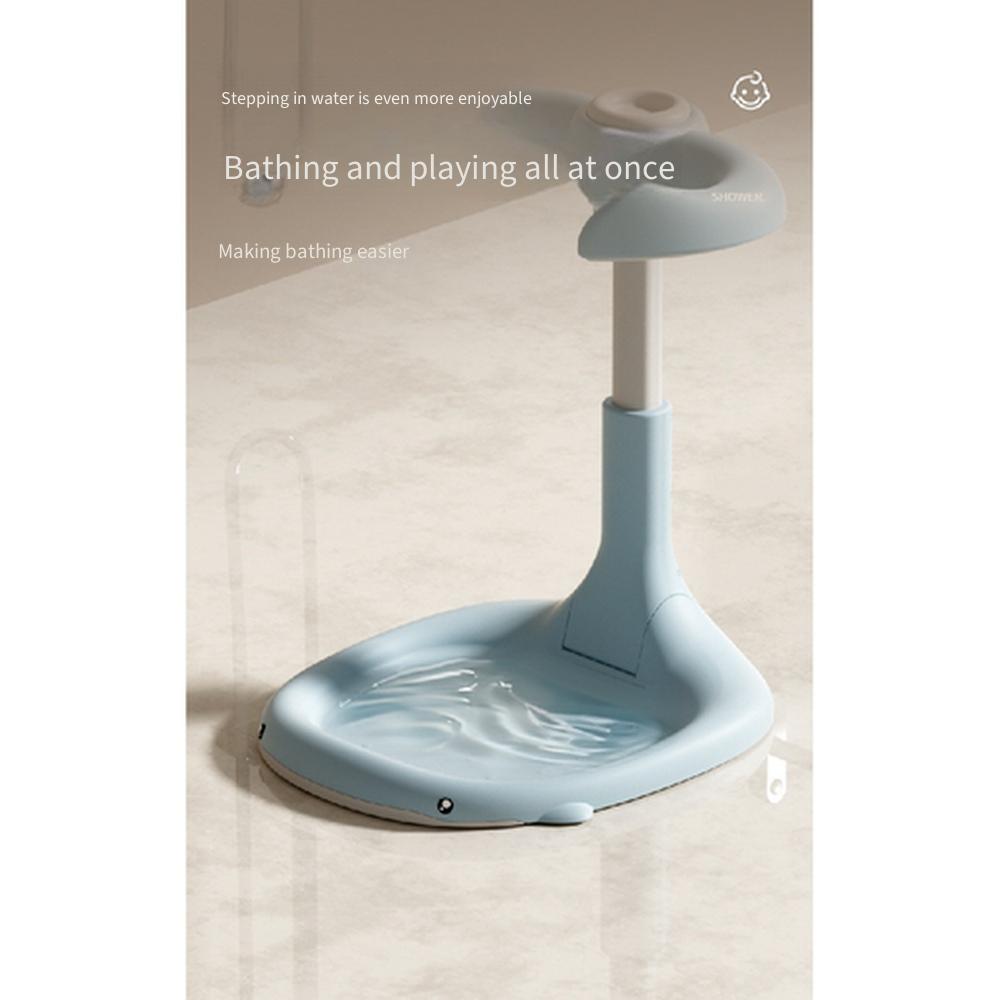 Adjustable Baby Bath Support Stand, Infant Bathing Helper, Home Bathroom Kids Bath Rack