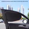 Sun Shade Cover for Car Side Window Ultra-Light Electrostatic Curtains Sun Protection for Baby 99.9% UV Blocker
