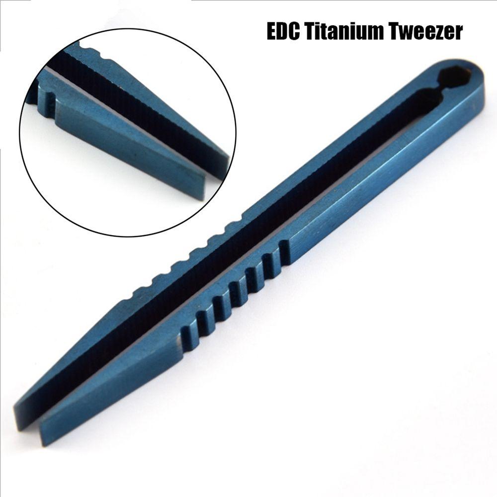 Инструмент для обслуживания Кемпинговый пинцет для кемпинга и отдыха на природе, титановый пинцет, зажимной зажим TC4, многоцелевой гаджет для повседневного использования