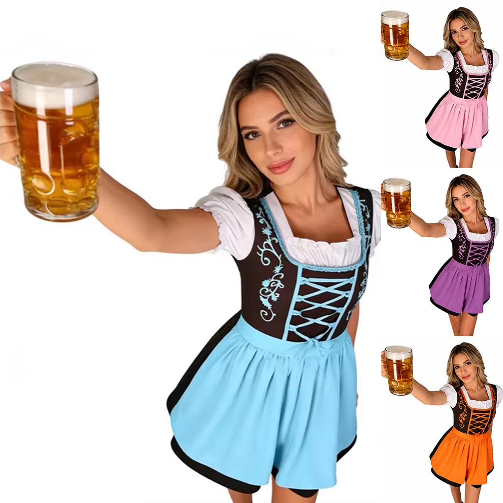 Women's Plus Size Costume Dress for Oktoberfest Celebration