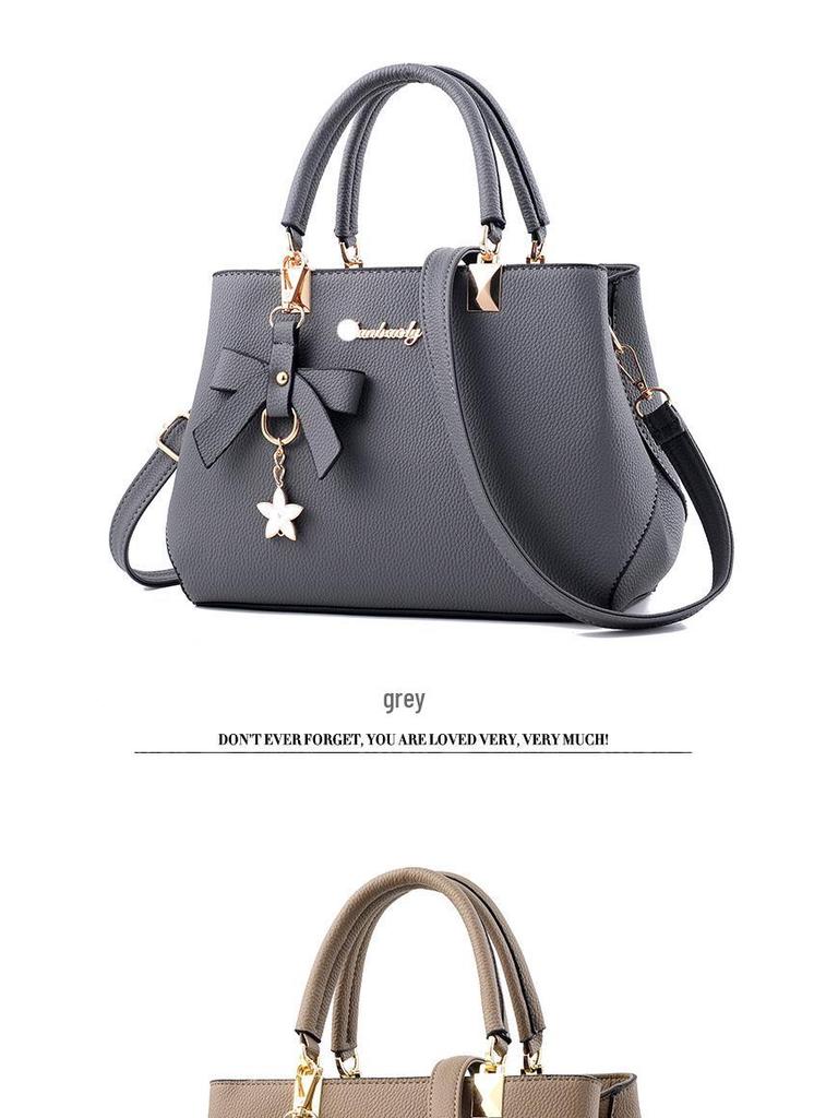 2025 Korean-Style Trendy Women's Bow Bag: Handbag, Shoulder & Crossbody Clutch for Autumn/Winter