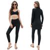3 Pcs Muslim Swimwear Islamic Women Swim Costume Modest Full Cover Swimming Burkini