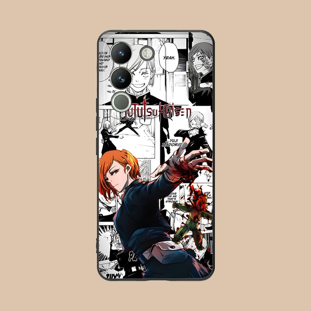 Чехол для мобильного телефона Jujutsu Kaisen Нобара для VIVO V60 V50 V40 V30 V29 V27 V25 V23 Pro Lite 5G Цветной печатный чехол для смартфона