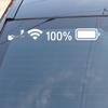 Наклейка на машину «Уровень сигнала WIFI и заряда батареи» - Забавная декорация лобового стекла для телефона