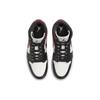 Air Jordan 1 Mid Black Toe Women Sneakers Red Sail Off-Noir BQ6472-160