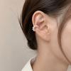 Golded C-shaped Ear Clip Imitation Pearl Gold Jewelry Elegant C Shape Ear Cuff  Jewelry