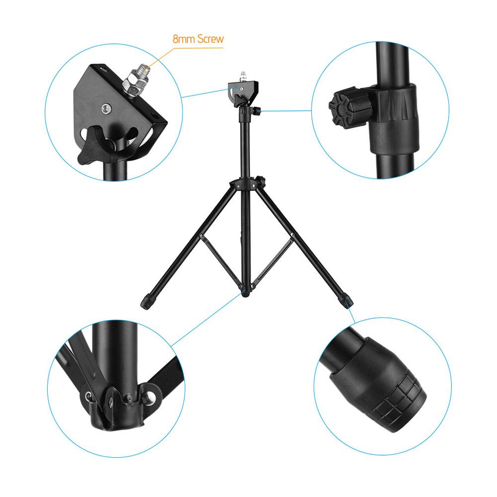 Металлическая стойка для пэда 8мм винтовое соединение 46см 79см регулируемая высота для 8 10 дюймового пэда для практики с сумкой для переноски