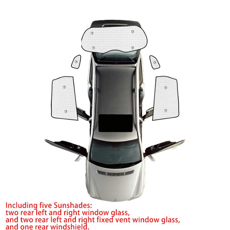 For Honda Fit Jazz 3 MK3 GK GH GP 2014 2015 2016 2017 2018 Car Sunshade Accessories UV Sun Protection Window Trim Sun Visor