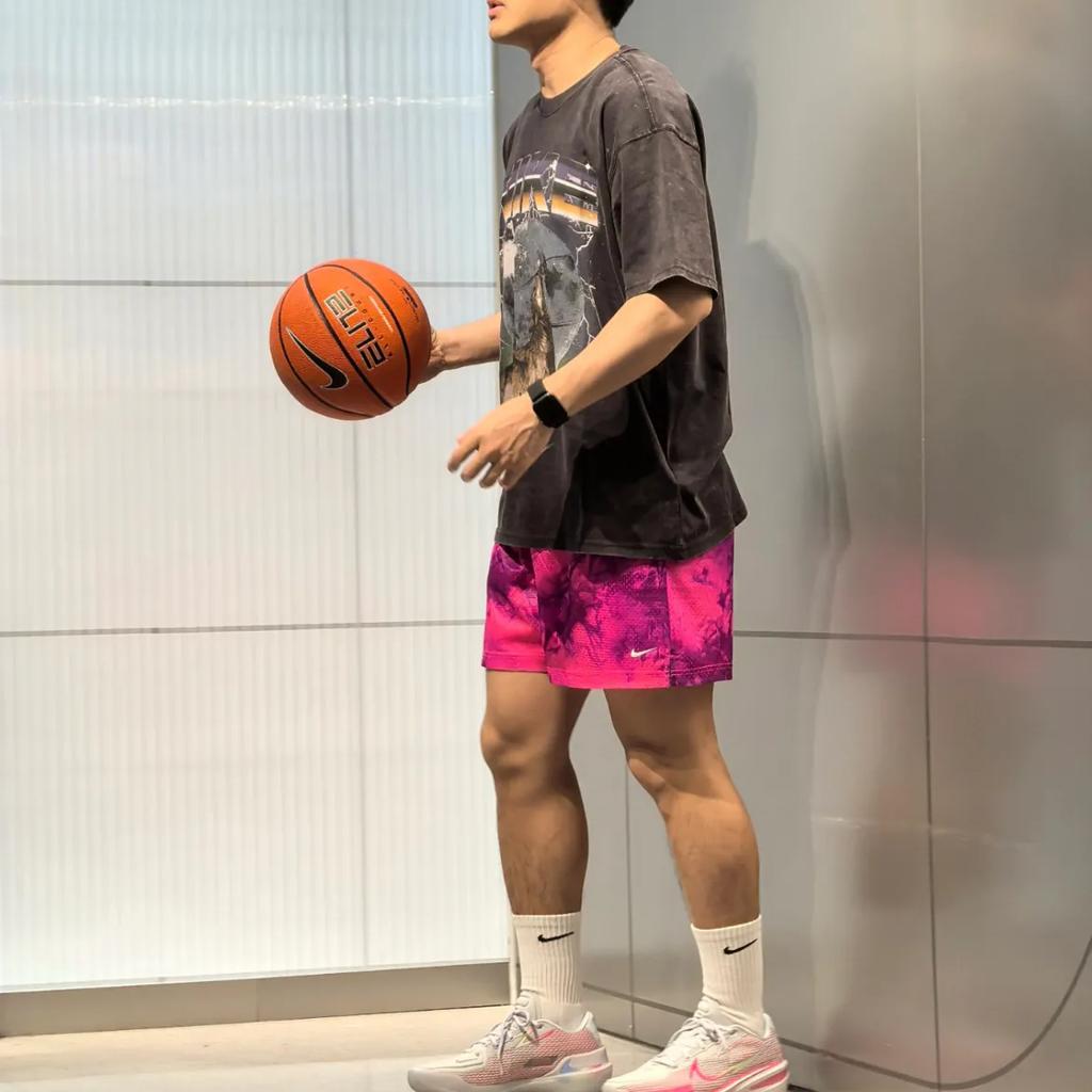 Nike Logo Lace Versatile Comfortable Five-Point Casual Shorts Men Shorts Purple Red IF2111-645