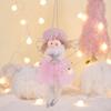 Mini Christmas Angel Doll Ornaments Christmas Tree Plush Angel Pendant for Xmas Birthday Thanksgiving Wedding Valentine's Day Decoration
