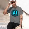 Ask Me About Ai Ifial Intelligence Tshirt Unisex Summer Streetwear Custom Printed Grh Tshirts Camisetas 2026 New Model Short