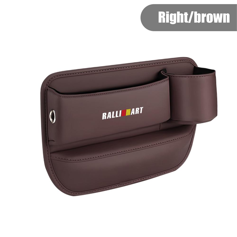 Car Leather Seat Gap Crevice Storage Box Seat Storage Case For Mitsubishi Asx Lancer Outlander Pajero Ralliart Eclipse Grandis