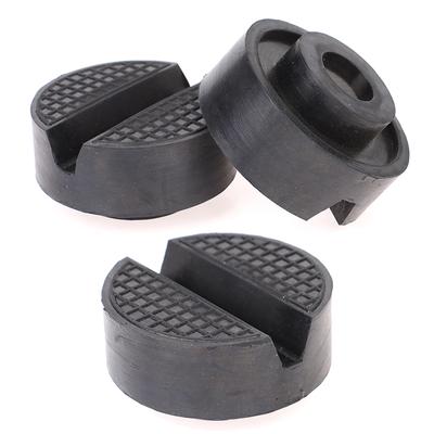 Подставка для автомобильного подъемника Резиновые прокладки Черная резиновая подставка для напольного домкрата с прорезями