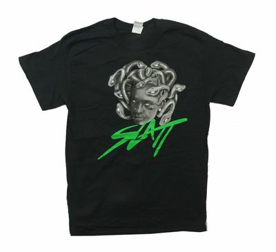 Черные футболки унисекс Young Thug Slatt Med Tour с мерчем