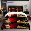Godfather Legacy Th Anniversary Bedding (1 * duvet cover + 2 * pillowcase, without core) 2D Flat Soft and comfortable Duvet cover and pillowcase