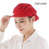 Men Women Hotel Work Uniform Dustproof Restaurants Accessories Chef Hat Kitchen Tools Cook Cap
