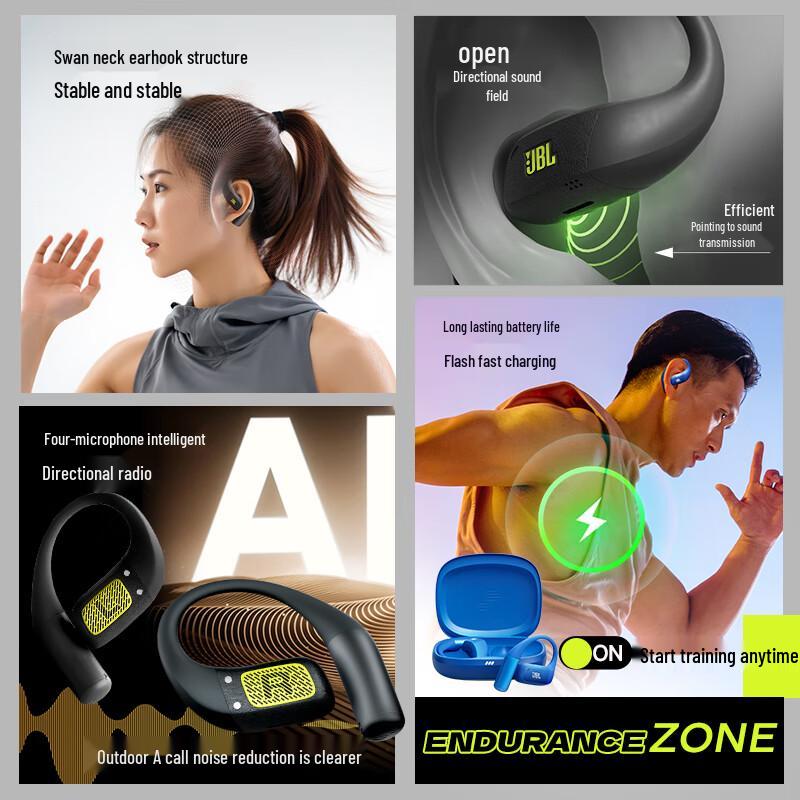 JBL Endurance Zone True Wireless Open-Ear Sport Earbuds