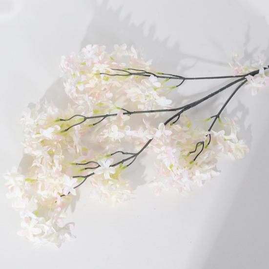 1 букет искусственных цветов сирени, не выцветающий, создающий жизненную силу, искусственный шелк, полезный искусственный крест, вишневый цвет, украшение для домашнего рабочего стола