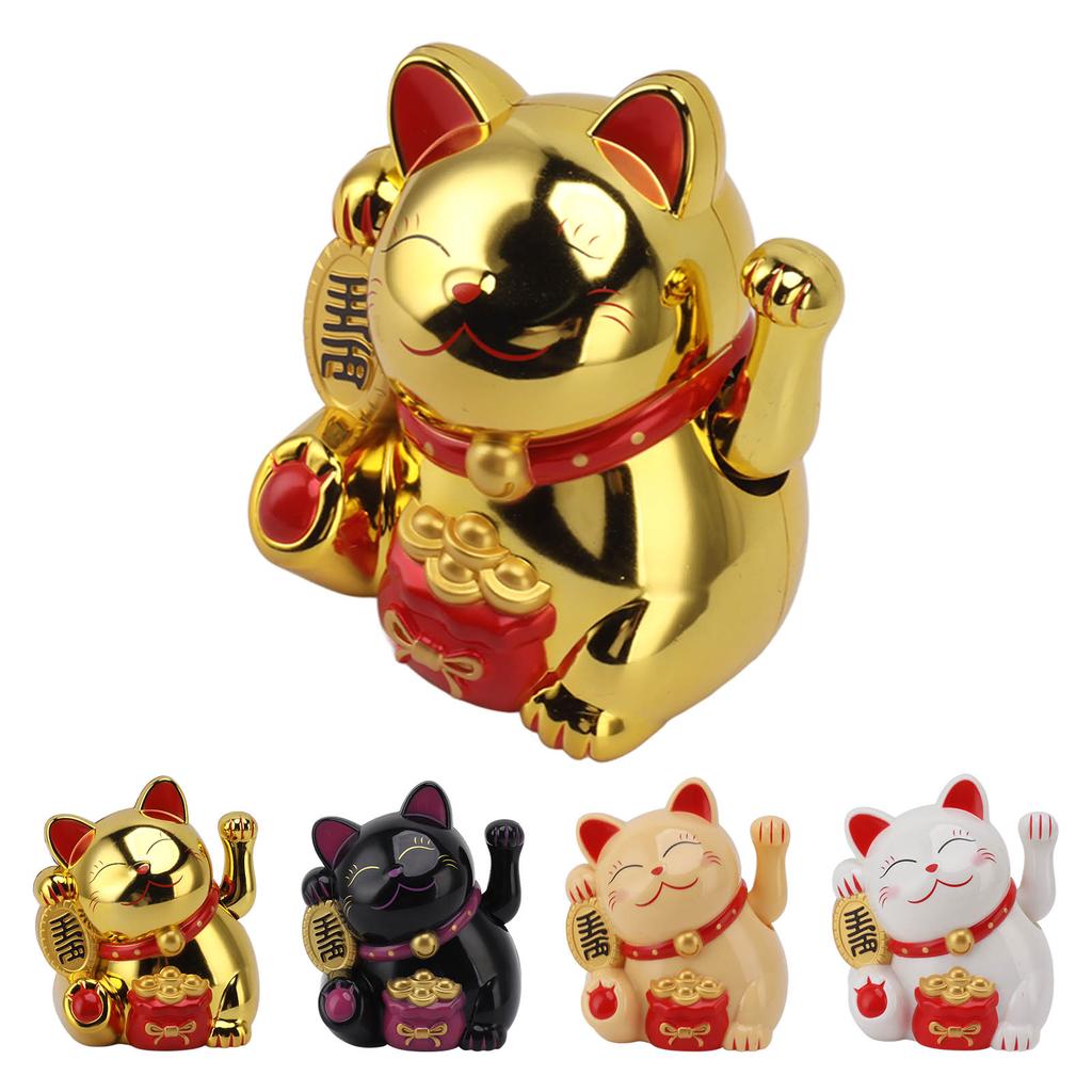 0,5 дюйма электрическая размахивающая рука Fortune Cat декоративные милые пластиковые украшения для кошек для кассового стола