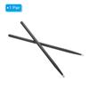 Uxcell 1 Pair Maple Wood Drumsticks Handle Grip 5A Black Classic Drumsticks for Drumming Musical Instrument Percussion Anti-Slip