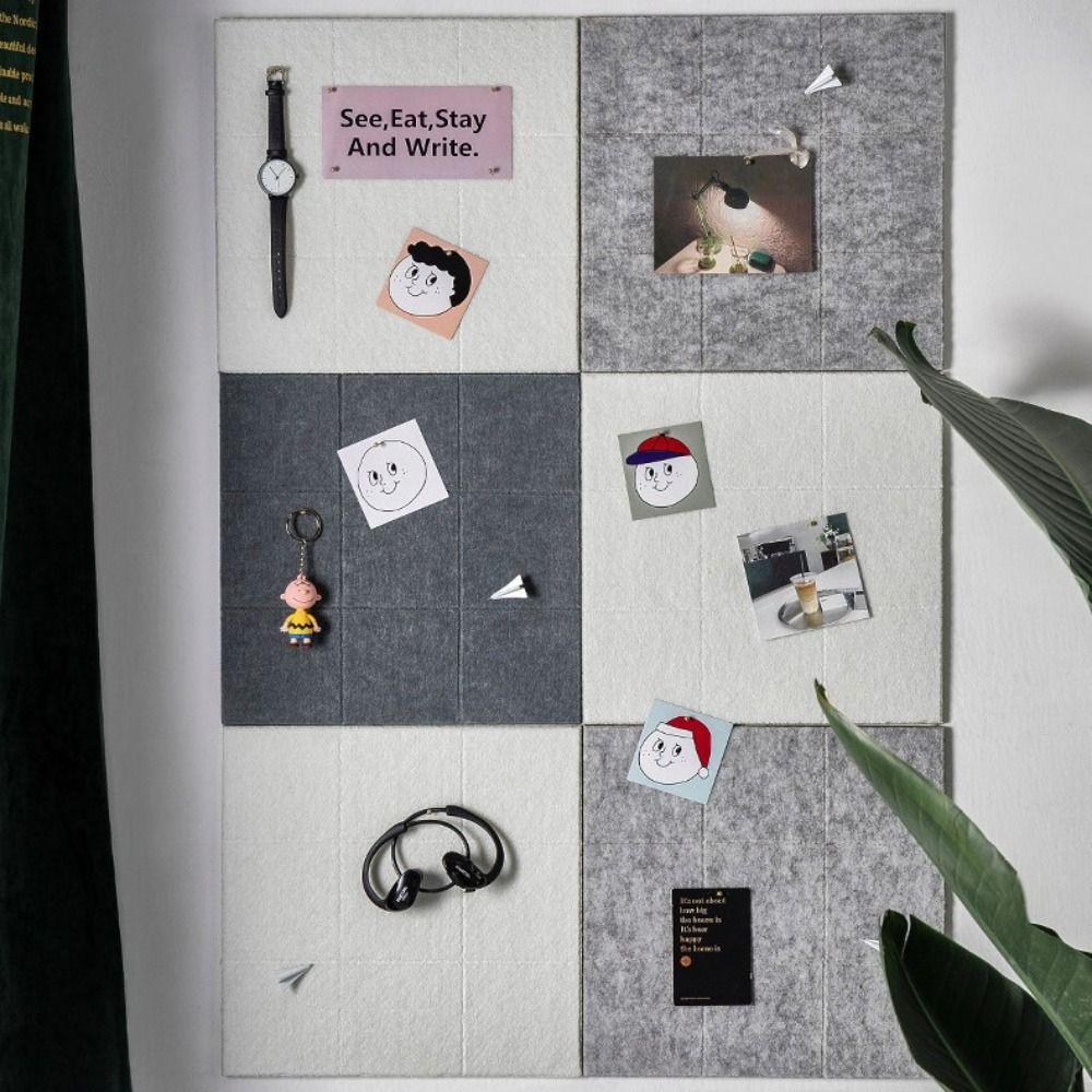 Звукоизоляционная панель Фетровая доска для выставок Живописные работы Доска для сообщений Фетровая доска для кнопок Декорация